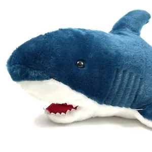 Great White Mako Shark Blue Plush Oceanic Stuffed Animal Cape Cod Souvenir - Picture 1 of 10