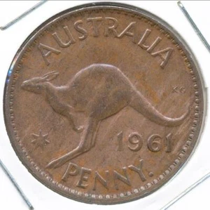 Australia 1961(p) One Penny 1d Elizabeth II - Uncirculated - Picture 1 of 3