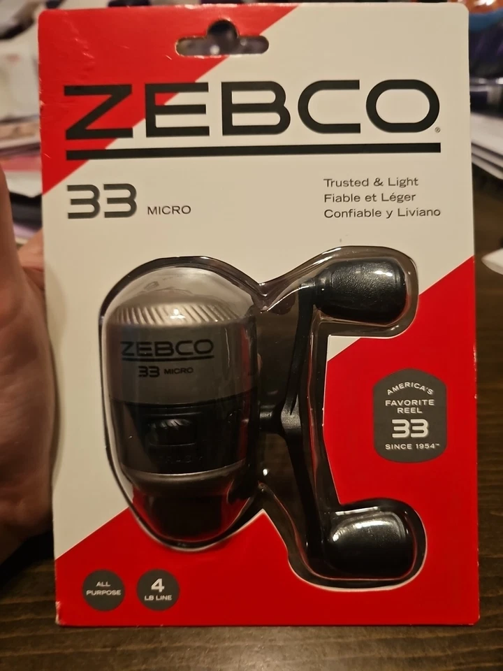 Zebco 33 Micro Spincast Reel 4lb 33mcn