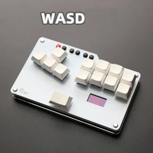 Pocket Mini Fighting Stick Controller WASD & Mechanical Switch for PC PS3 Switch - Picture 1 of 13