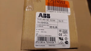 Box of 10 New ABB 1SVR405621R1100 CR-U024DC2L Pluggable Interface Relays L@@K - Picture 1 of 3