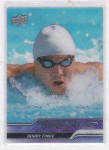 2024 Goodwin Champions #YG-12 Bobby Finke RC Young Guns Clear Cut 1:240 Swimming - Picture 1 of 2