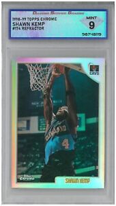 1998-99 Topps Chrome SHAWN KEMP #174 Refractor 💎 DSG 9 Mint