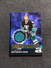 2003-04 TOPPS KEVIN SAWYER TOUGH MATERIAL AUTHENTIC GAME-WORN JERSEY #TM-KS