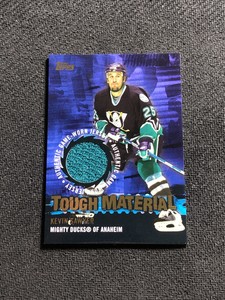 2003-04 TOPPS KEVIN SAWYER TOUGH MATERIAL AUTHENTIC GAME-WORN JERSEY #TM-KS