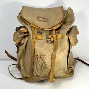 Antique LAFUMA hiking backpack SGSG Vintage Scouts Mountaineering Beige - Bild 1 von 9