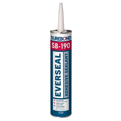 Surebond SB-190 Everseal, Clear, Perfect for SnowGuard Adhesive