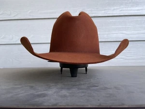 3X Vintage Resistol Antique Old West Cowboy Hat 7 1/4 Yellowstone Eastwood - Picture 1 of 20