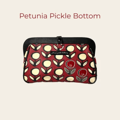 Bolso de hombro pequeño con estampado floral rojo inferior de petunia encurtido bolso de hombro desmontable Foto 1 de 4