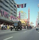 1967 COLOR NEGATIVE AL MALAIKAH SHRINERS Parade PADDY WAGON KEYSTONE COPS Vegas
