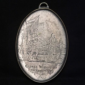 Fantasy "1795" President George Washington & Native American Indian Peace Medal - Picture 1 of 2