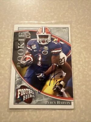 2009 Upper Deck Football Heroes Percy Harvin #111 Rookie RC - Image 1 of 3