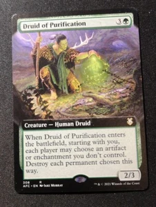Druid Of Purification - Extended Art - AFC - MTG - EN - NM - 308 - Picture 1 of 1