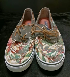 Sperry Top Sider Sz 9 M 9447277 Women’s Tropical Hawaiian Casual Boat Shoes - Picture 1 of 16