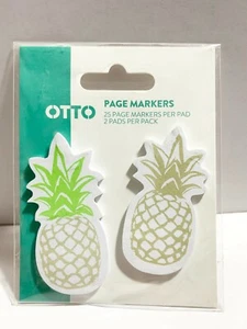 OTTO Page Markers 75x35mm Assorted 50 pages Pineapple - Picture 1 of 2