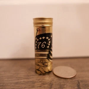Vintage 1976 Bicentennial Commemorative Tums Push-Up Tin Pocket Purse Size - Picture 1 of 3