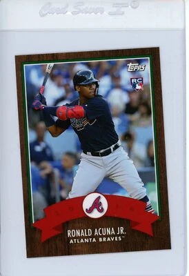 2018 Topps Now RONALD ACUNA JR. #10 Rookie RC Advent Calendar - Image 1 of 2