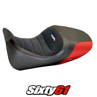 Cubierta de asiento Ducati Diavel 2014-2016 2017 2018 Tappezzeria terciopelo confort rojo Foto 1 de 4