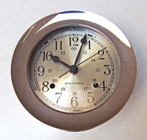 Reloj de Barco Náutico Marítimo Vintage Seth Thomas Corsair - Imagen 1 de 6