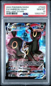 Umbreon VMAX TG23/TG30 Swsh09: Brilliant Stars Trainer Gallery Holo PSA 10 - Bild 1 von 2