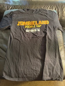 T shirt promo Zombieland Double Tap unisex piccola nera film horror come nuova - Foto 1 di 1