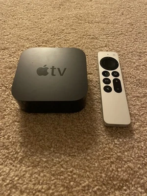 Apple TV 4K 2nd Gen 64GB Model A2169 Excellent Condition Remote and Cables inc. - Image 1 of 3