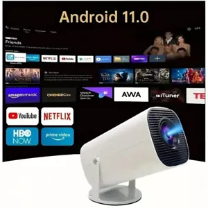 New Ultra HD Projector Home Dormitory Wall Projector Home Theater - Picture 1 of 5