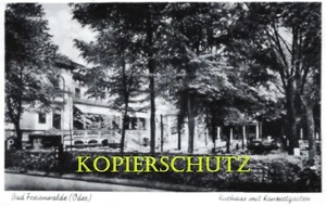 AK Historische Ansichtskarte Bad Freienwalde (Oder) Kurhaus Konzertgarten 1943 - Bild 1 von 2