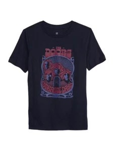 New The Doors Strange Days Gap Kids Size Medium Rock Morrison Navy Blue Tee - Picture 1 of 2