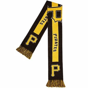 Bufanda Tejida Piratas Pittsburgh Cuello de Invierno - Doble Lado Logotipo Gran Equipo Nuevo 2016 - Imagen 1 de 1