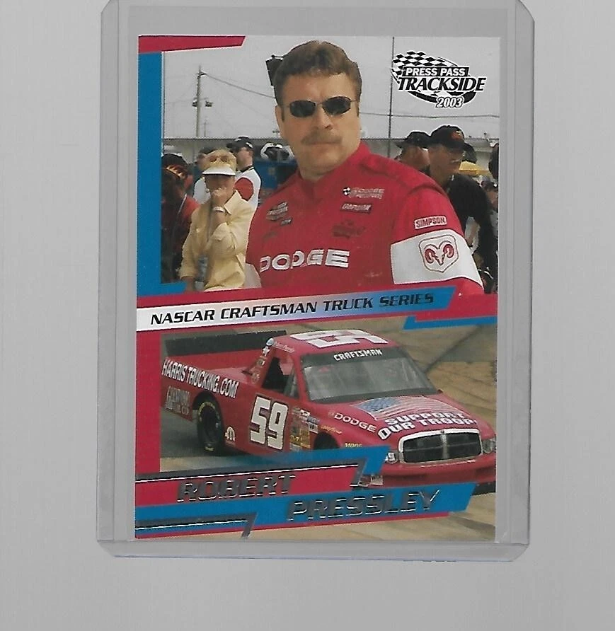 2004 PRESS PASS TRACKSIDE RACING ROBERT PRESSLEY #52 - Image 1 of 1