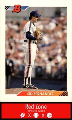 1992 Bowman - #296 Sid Fernandez NM Set Break. - Image 1 of 2