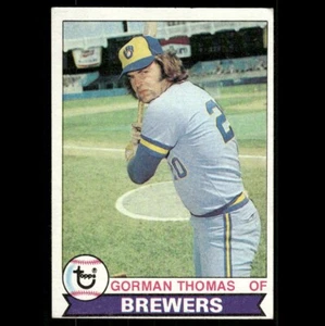 1979 Topps - Gorman Thomas #376 Milwaukee Brewers ⚾ Baseballkarte - Bild 1 von 3