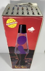 Lava Lite Lamp Midnight Enchantress Deep Red & Blue Liquid 1997 32oz Original - Picture 1 of 22