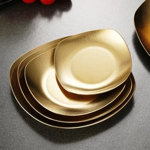 Gold Silber Bone Spuck Dish Obst kuchen teller Küchen bar Geschirr - Bild 1 von 14