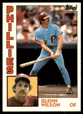 1984 Topps Traded Glenn Wilson . Philadelphia Phillies #129T - Image 1 of 2
