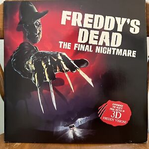 Freddy’s Dead The Final Nightmare (1992) Laserdisc -Tested 4 Pair 3-D Glasses