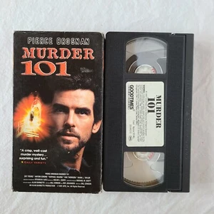 Murder 101 *Tested* VHS Pierce Brosnan, Remington Steele, Goldeneye, Bill Condon - Picture 1 of 7