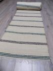 hand-woven Primitive Rug runner 1930s Ukraine 12x0,6m Great condition NEVER USED