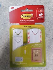 Command Wire Backed Picture Hanger - 1 Pack (3 hooks) - 3M (17043)