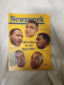 1967 May 15 Newsweek Which Way for the Negro Now Martin Luther King RARE - Picture 1 of 2