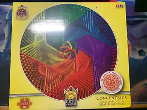 King of Puzzles Concentrics Kreise in Kreisen 600-teiliges Puzzle NEU VERSIEGELT - Bild 1 von 1