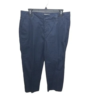 Pantalones chinos capri lisos azules talla 12P Caribbean Joe para mujer Foto 1 de 4