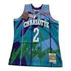 NWT Mitchell & Ness Charlotte Hornets Larry Johnson Jersey Size - large