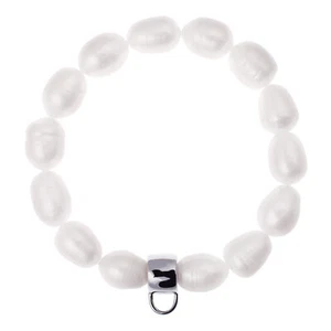 Dream Charms Perlen Armband echt Silber 925 Sterling mit Charm Träger 19 cm Stre - Bild 1 von 1