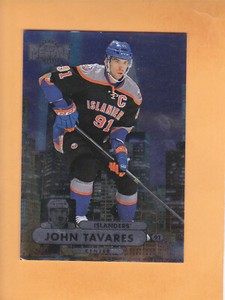 2013-14 FLEER SHOWCASE JOHN TAVARES METAL UNIVERSE #MU-17 NEW YORK ISLANDERS