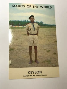 Postales de los Scouts del Mundo 1968 BSA -- CEILÁN MH3 - Imagen 1 de 1