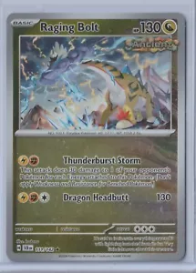 Pokémon 2024 STELLAR CROWN RAGING BOLT 111/142 MINT Never Played REVERSE HOLO - Bild 1 von 1