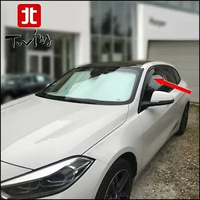 Déflecteurs De Vent Pluie Air Teintées Pour BMW Série 1 F40 5 Portes Depuis 2019 • 29.99€
