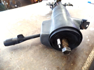 Jeep Wrangler YJ 1987-1995 Manual Shift Steering Column Black With Key NON TILT  - Image 1 of 4